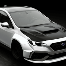 JDMuscle [22-26 WRX] Carbon Fiber Hood V1
