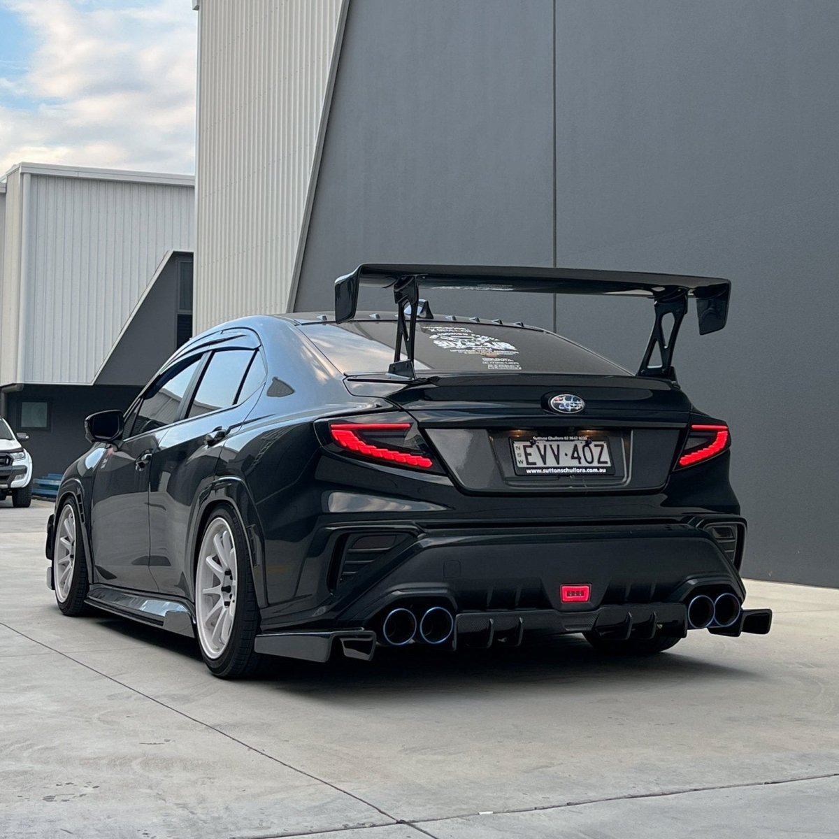 JDMuscle [22-26 WRX] Carbon Fiber V2 Rear Spats