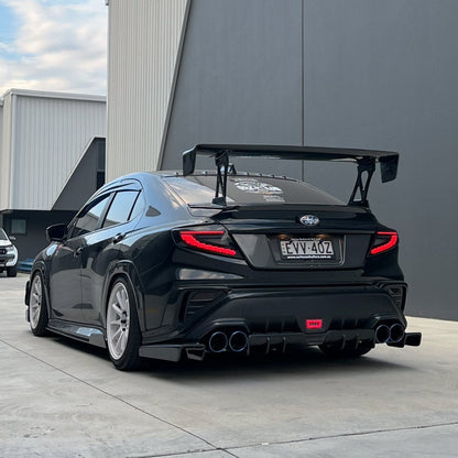 JDMuscle [22-26 WRX] Carbon Fiber V2 Rear Diffuser
