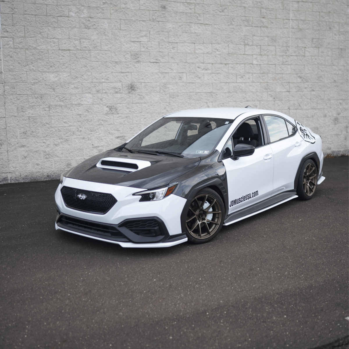 JDMuscle [22-26 WRX] Carbon Fiber/FRP Vented Fenders