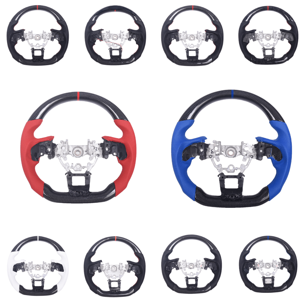 JDMuscle [22-26 WRX] Carbon-Pro Series Steering Wheel compatible w/ MT & CVT