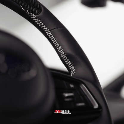 JDMuscle [22-26 WRX] Custom Steering Wheel MT and CVT | Carbon Fiber / Painted / Alcantara / Leather / Forged / Honey Comb / LED (Open Box)