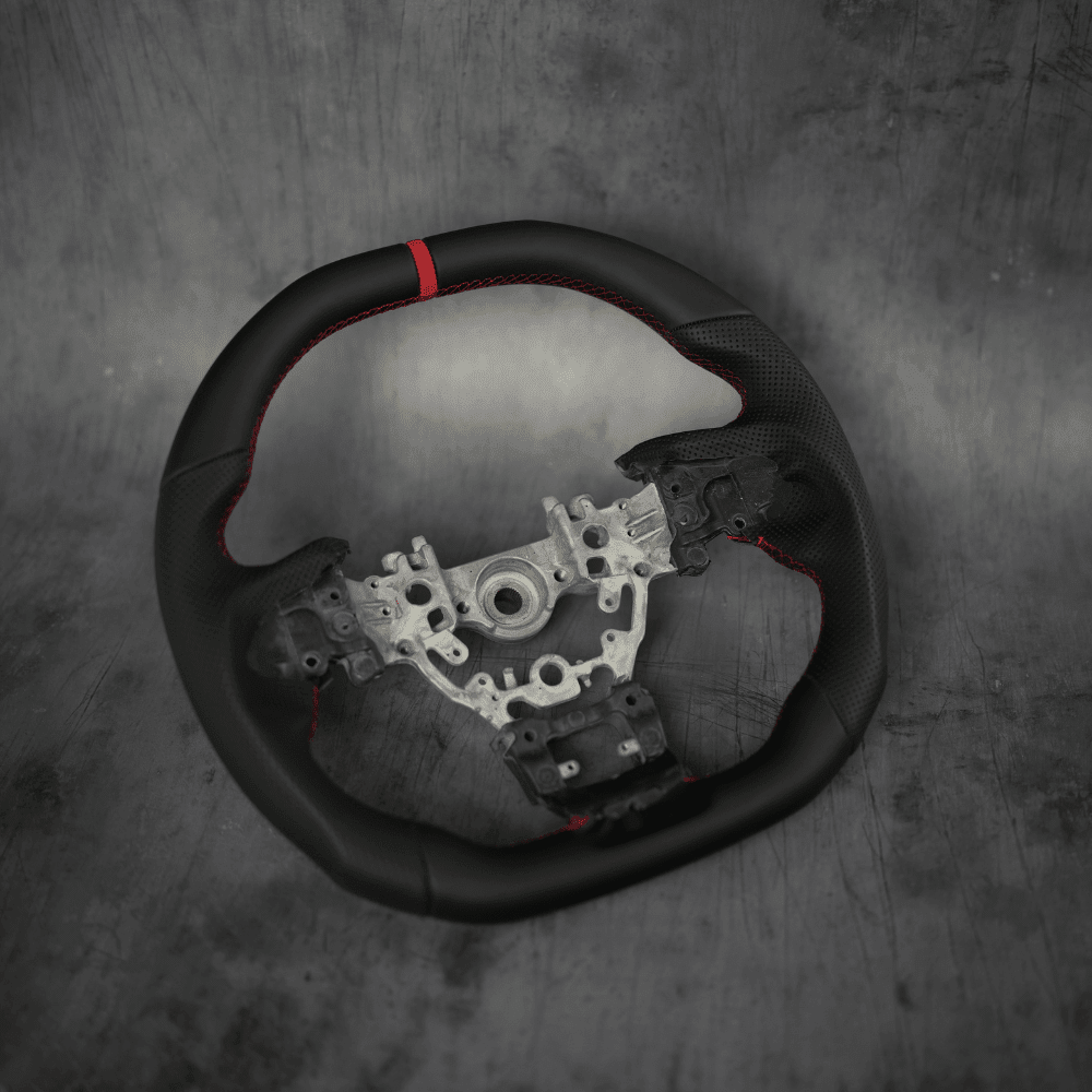 JDMuscle [22-26 WRX] Custom Steering Wheel MT and CVT | Carbon Fiber / Painted / Alcantara / Leather / Forged / Honey Comb / LED (Open Box)