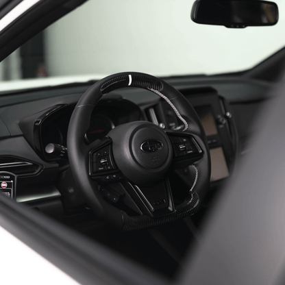 JDMuscle [22-26 WRX] Custom Steering Wheel MT and CVT | Carbon Fiber / Painted / Alcantara / Leather / Forged / Honey Comb / LED (Open Box)