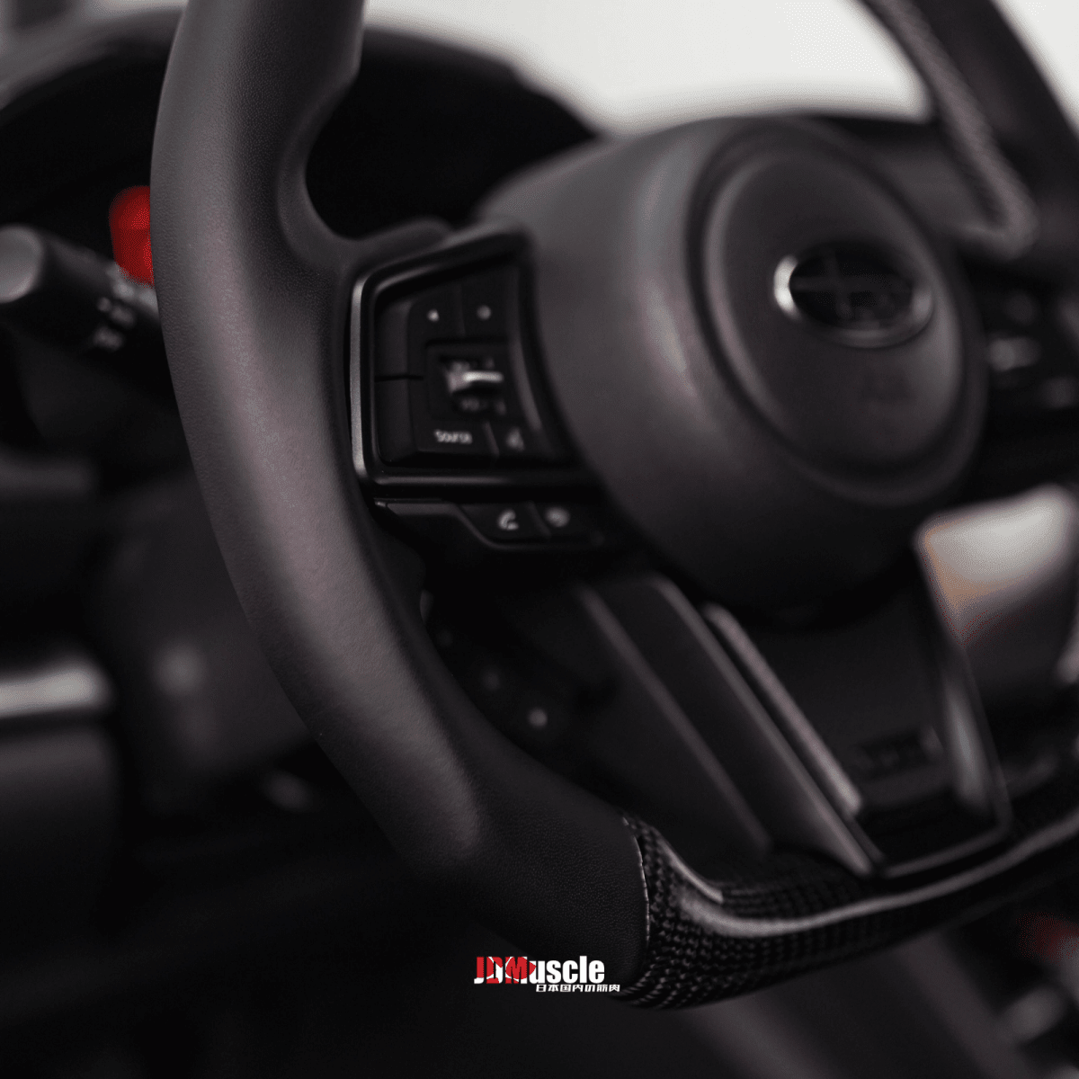 JDMuscle [22-26 WRX] Custom Steering Wheel MT and CVT | Carbon Fiber / Painted / Alcantara / Leather / Forged / Honey Comb / LED (Open Box)