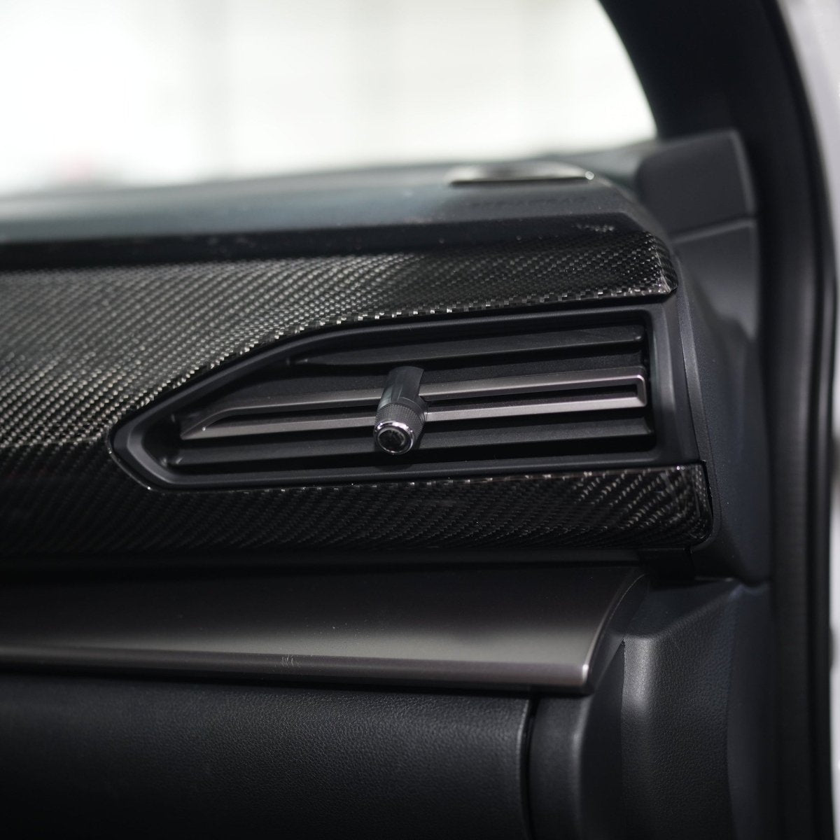 JDMuscle [22-26 WRX] Dashboard Instrument Panels Replacements - Carbon Fiber/Leather/Alcantara