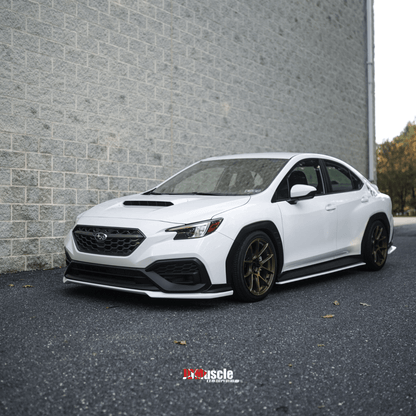 JDMuscle [22-26 WRX] Front Lip | OE+ Style Paint Matched / Gloss Black