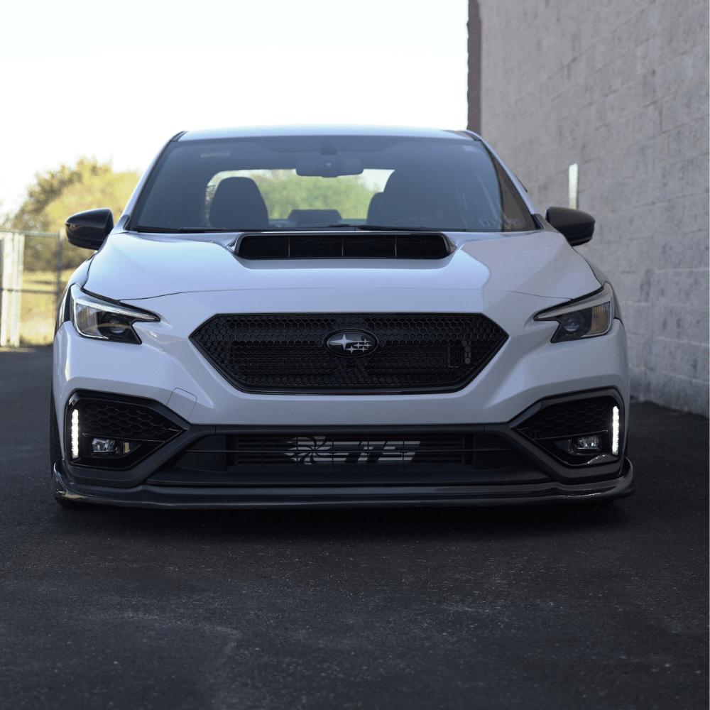 JDMuscle [22-26 WRX] GC8 Style Version 2 Tanso Carbon Fiber Hood Scoop