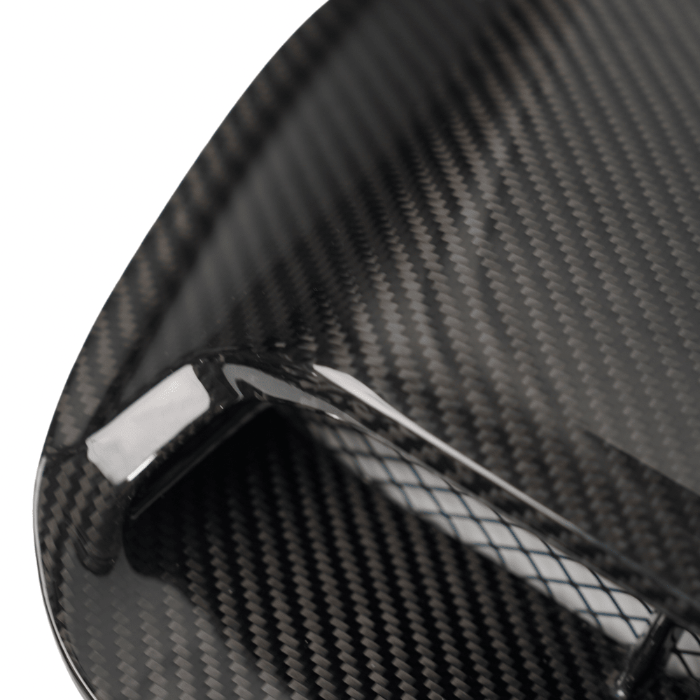JDMuscle [22-26 WRX] GC8 Style Version 2 Tanso Carbon Fiber Hood Scoop