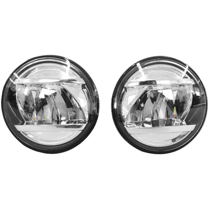 JDMuscle [22-26 WRX] JDM Style Fog Light Bezel w/ DRL and Turn