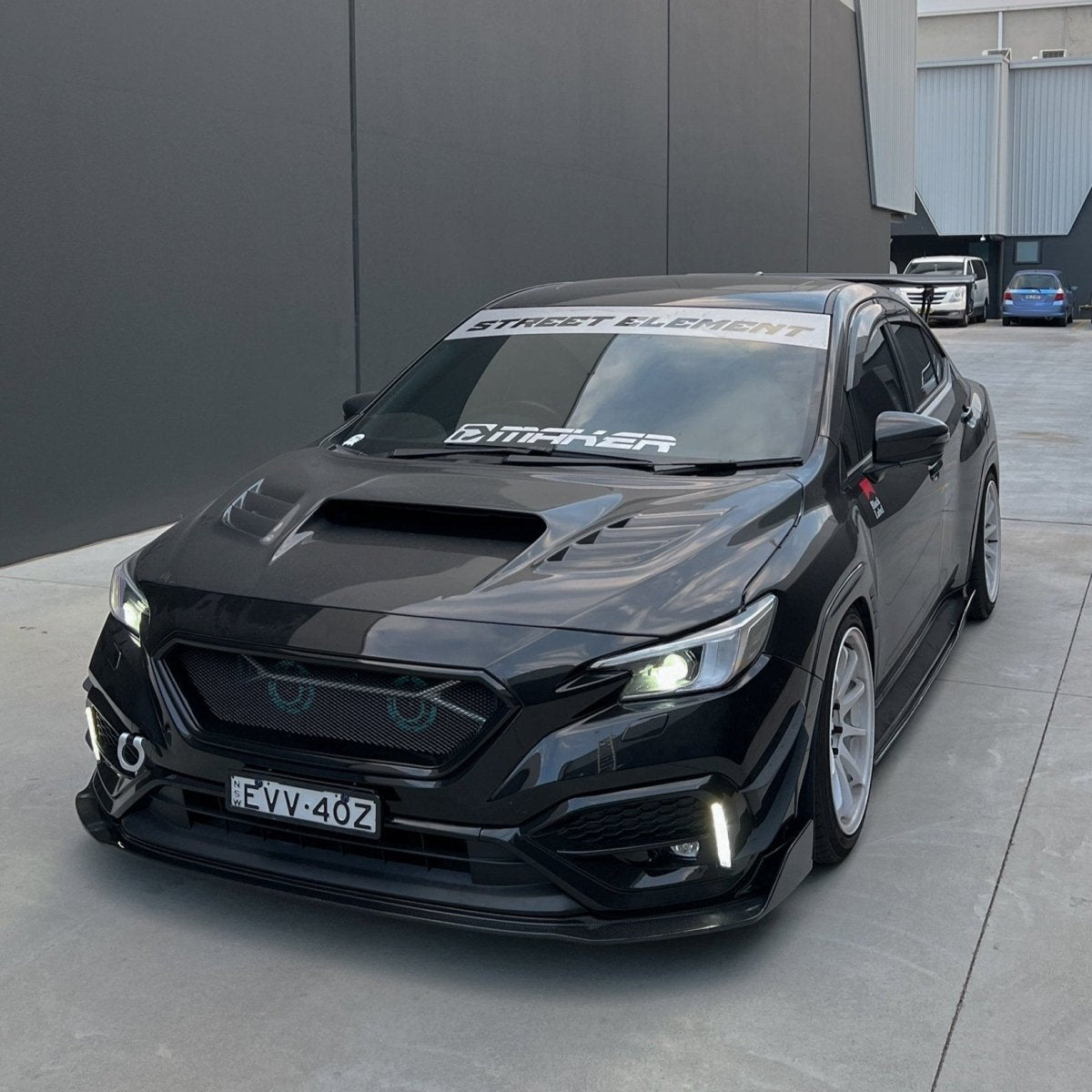 JDMuscle [22-26 WRX] JDM Style Fog Light Bezel w/ DRL and Turn