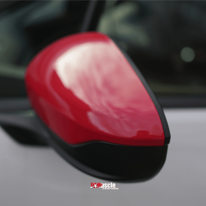 JDMuscle [22-26 WRX] Mirror Covers Replacements | 2PC Set, Paint Matched / Gloss Black / Cherry Red