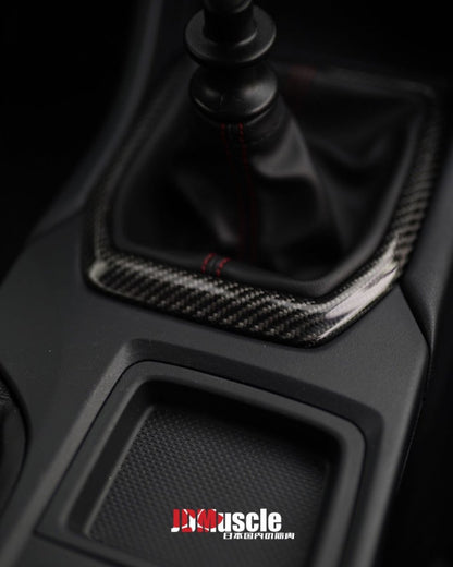 JDMuscle [22-26 WRX] MT Carbon Fiber Shifter Trim Replacement
