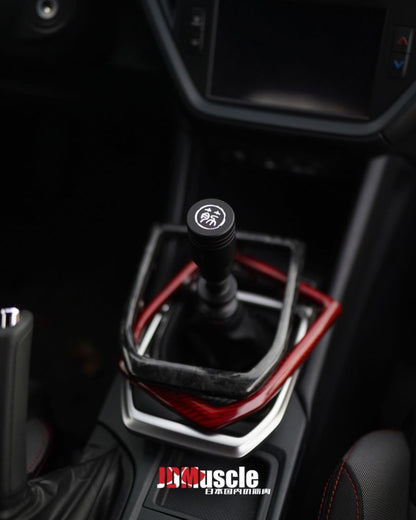 JDMuscle [22-26 WRX] MT Carbon Fiber Shifter Trim Replacement