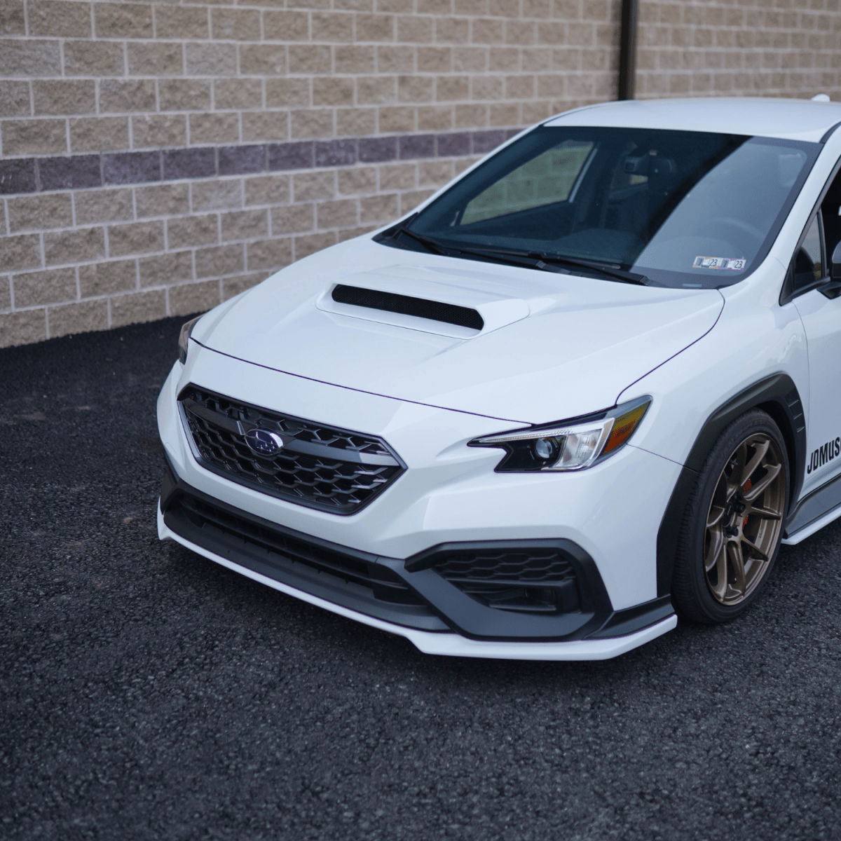 JDMuscle [22-26 WRX] Oversized Hood Scoop OE+ Style - Gloss Black / Paint Matched | Bulge