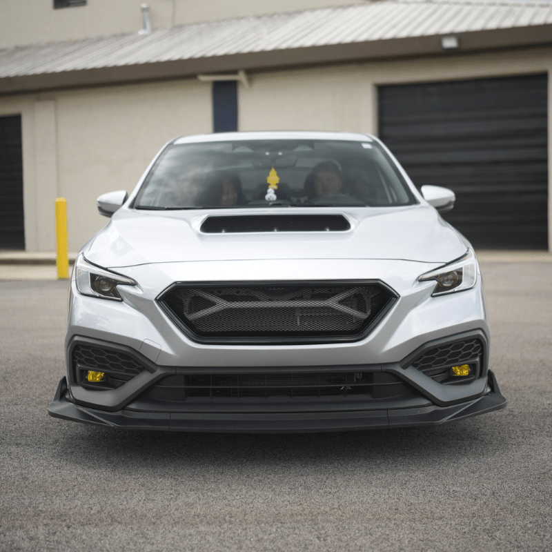 JDMuscle [22-26 WRX] Oversized Hood Scoop V1 - Gloss Black / Paint Matched / Carbon Fiber - Bulge Style