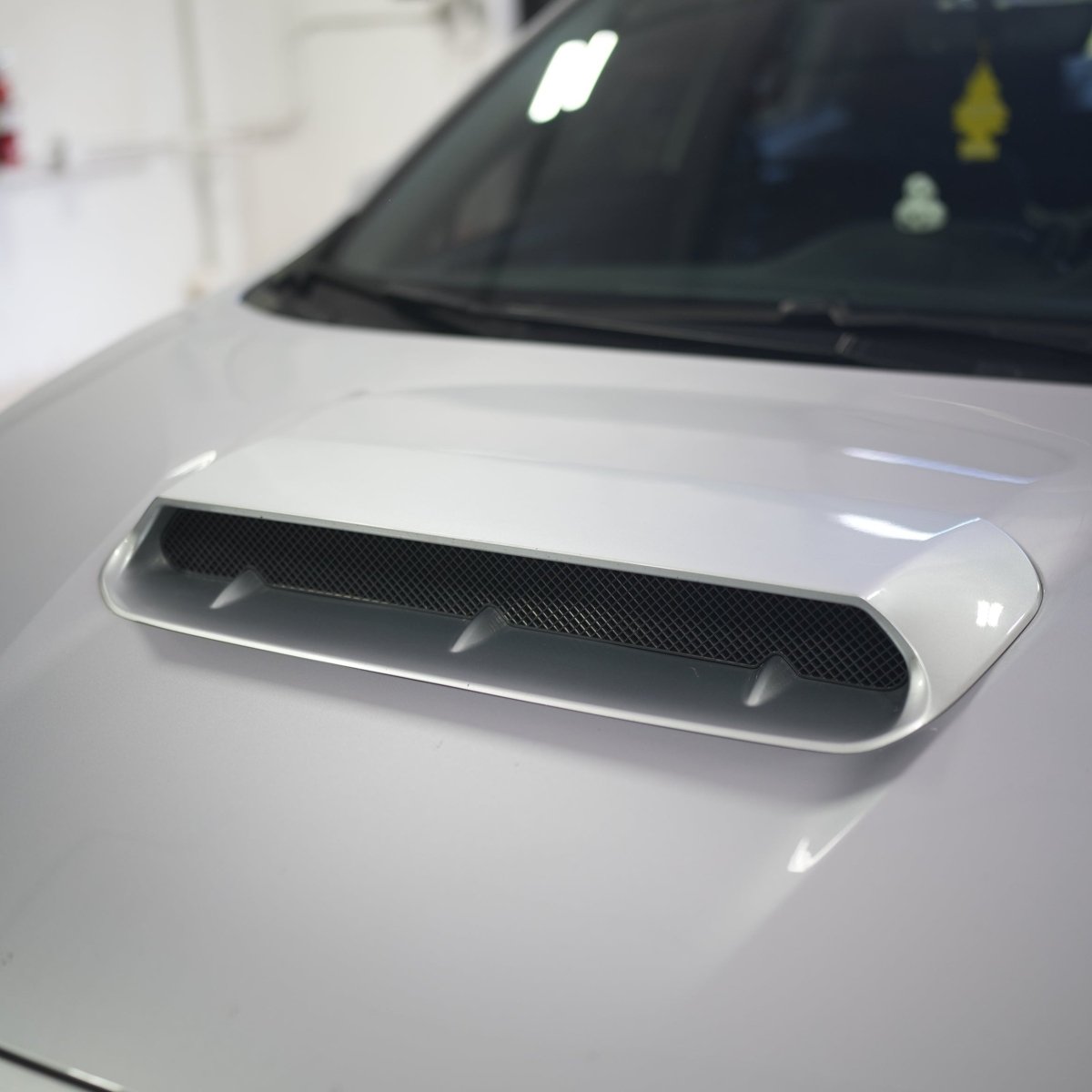 JDMuscle [22-26 WRX] Oversized Hood Scoop V1 - Gloss Black / Paint Matched / Carbon Fiber - Bulge Style