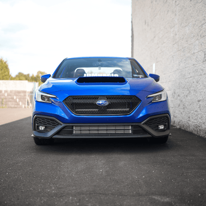 JDMuscle [22-26 WRX] Oversized Hood Scoop V1 - Gloss Black / Paint Matched / Carbon Fiber - Bulge Style