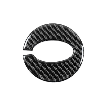 JDMuscle [22-26 WRX] P&S Series Carbon Fiber Airbag Trim Cover | Black Carbon Fiber/ Red Carbon Fiber