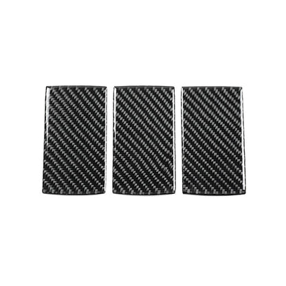 JDMuscle [22-26 WRX] P&S Series Carbon Fiber Car Seat Hook Covers 3 PC| Black Carbon Fiber/ Red Carbon Fiber