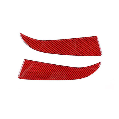 JDMuscle [22-26 WRX] P&S Series Carbon Fiber Center Kicker Panel Accents 2 PC| Black Carbon Fiber/ Red Carbon Fiber