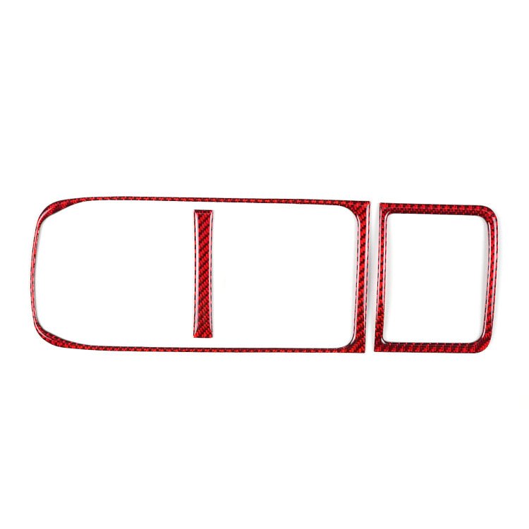 JDMuscle [22-26 WRX] P&S Series Carbon Fiber Cupholder Inner Trim | Black Carbon Fiber/ Red Carbon Fiber