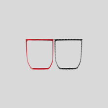 JDMuscle [22-26 WRX] P&S Series Carbon Fiber MT Shifter Trim | Black Carbon Fiber/ Red Carbon Fiber
