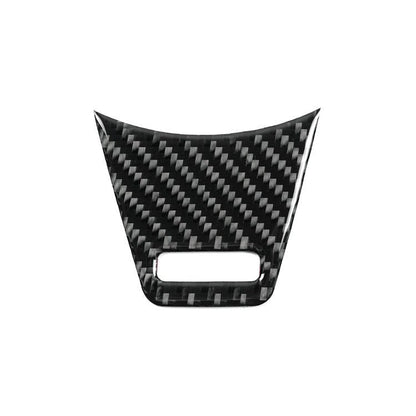 JDMuscle [22-26 WRX] P&S Series Carbon Fiber Steering Wheel Lower Trim Cover | Black Carbon Fiber/ Red Carbon Fiber