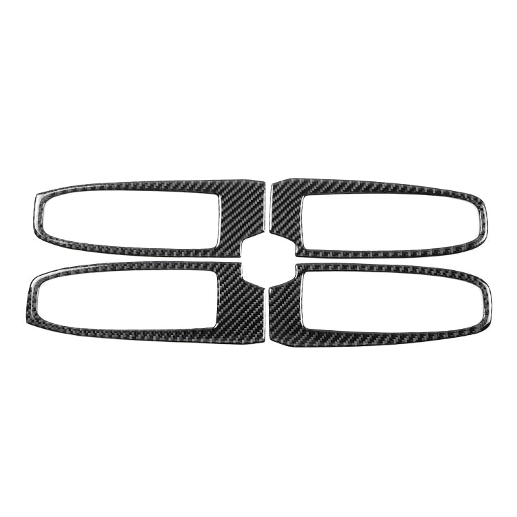 JDMuscle [22-26 WRX] P&S Series Carbon Fiber Window Switch Trim Covers 4 PC | Black Carbon Fiber/ Red Carbon Fiber