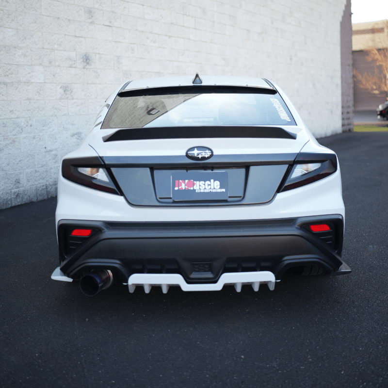 JDMuscle [22-26 WRX] Roof Spoiler V3 - Paint Matched / Gloss Black / ABS