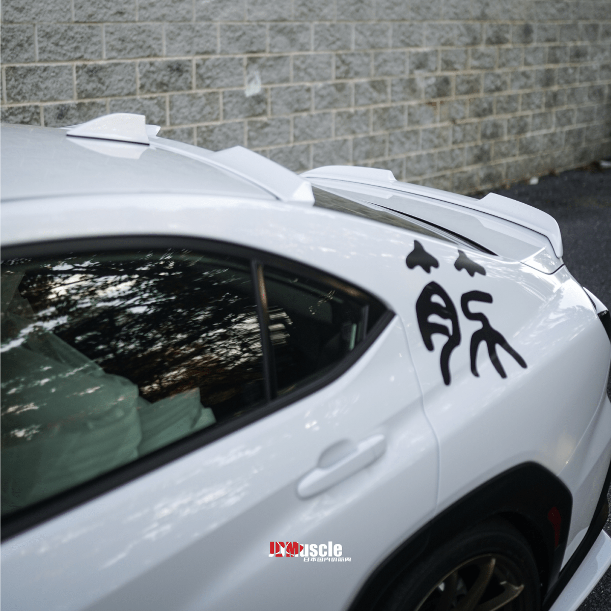 JDMuscle [22-26 WRX] STI Style Duck Bill Spoiler-Paint Matched/Gloss Black