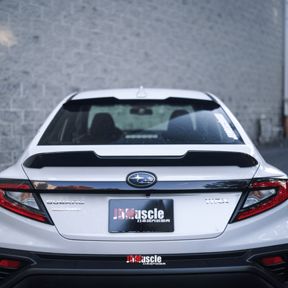 JDMuscle [22-26 WRX] STI Style Duck Bill Spoiler-Paint Matched/Gloss Black