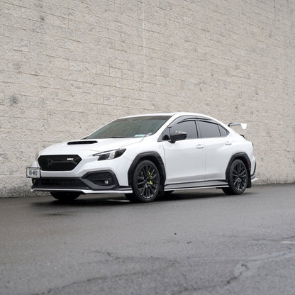 JDMuscle [22-26 WRX] STI Style Swan Neck Spoiler Paint Matched / Carbon Fiber
