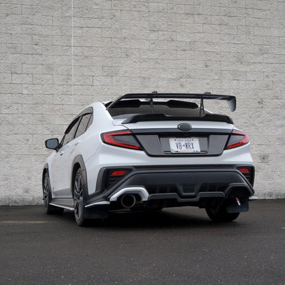 JDMuscle [22-26 WRX] STI Style Swan Neck Spoiler Paint Matched / Carbon Fiber