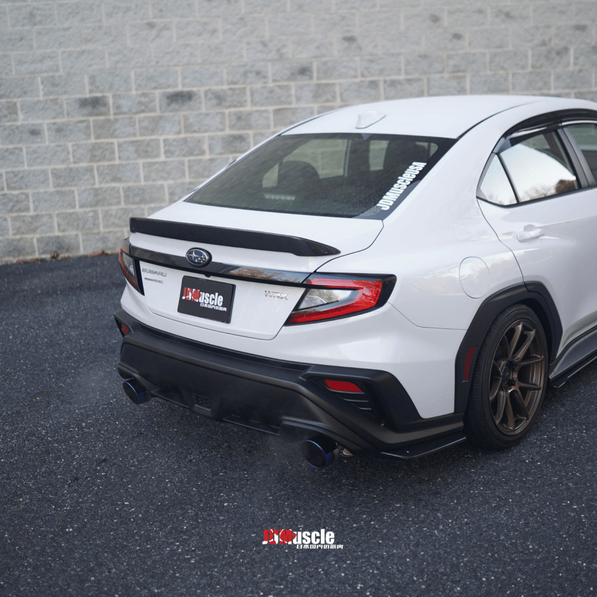 JDMuscle [22-26 WRX] Tanso Carbon Fiber Duck Bill V1