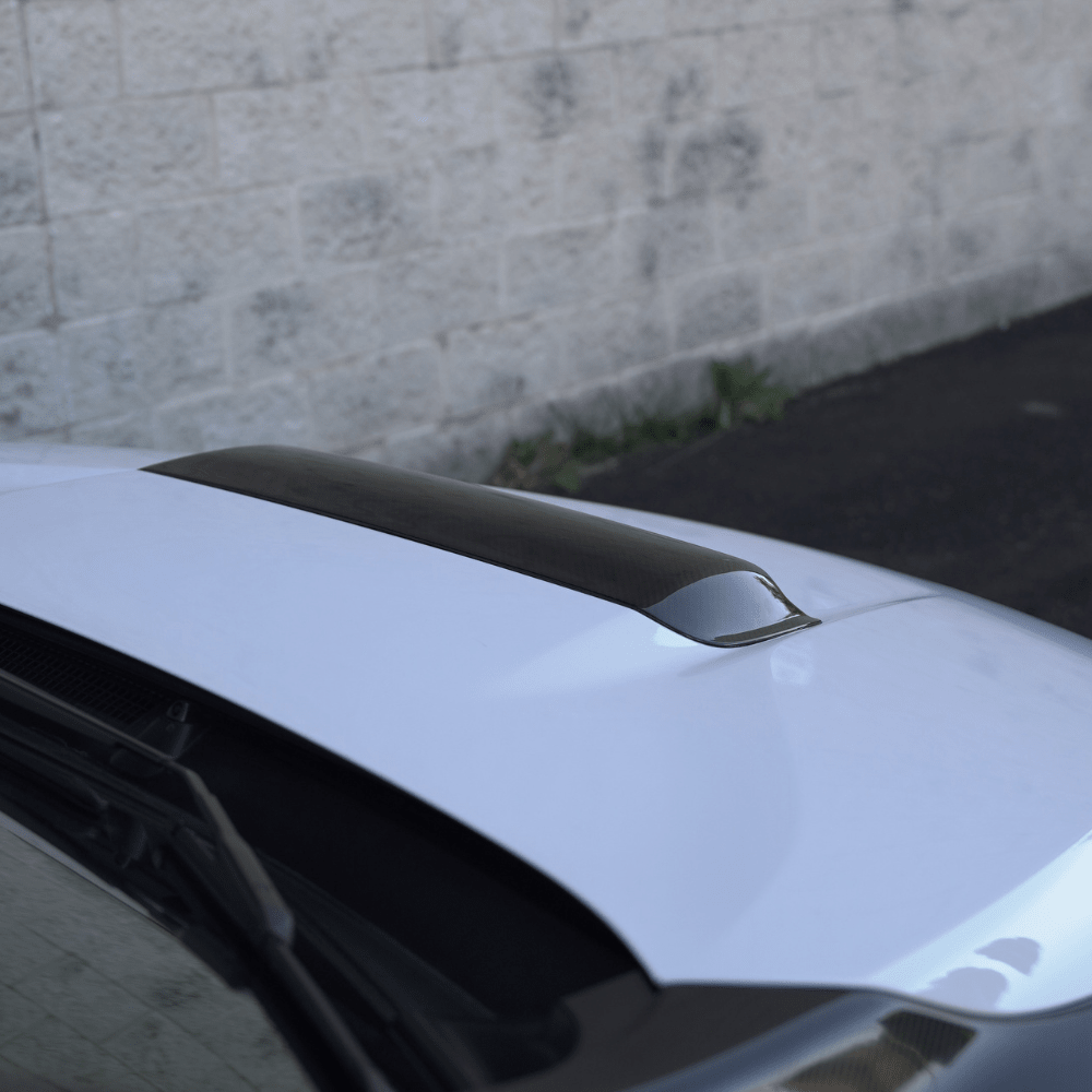 JDMuscle [22-26 WRX] Tanso Carbon Fiber GC8 Style Hood Scoop