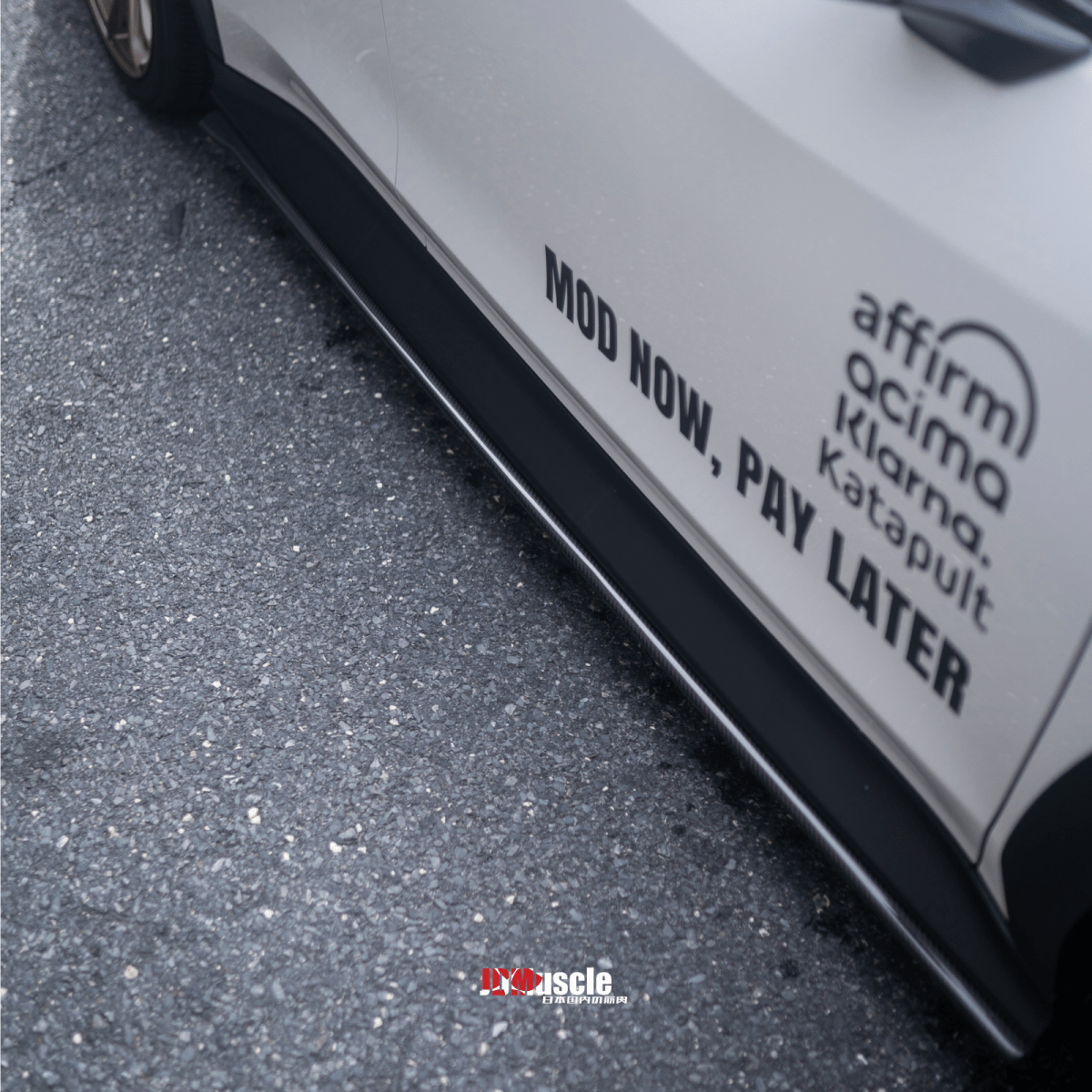 JDMuscle [22-26 WRX] Tanso Carbon Fiber Side Skirts - OE+ Style