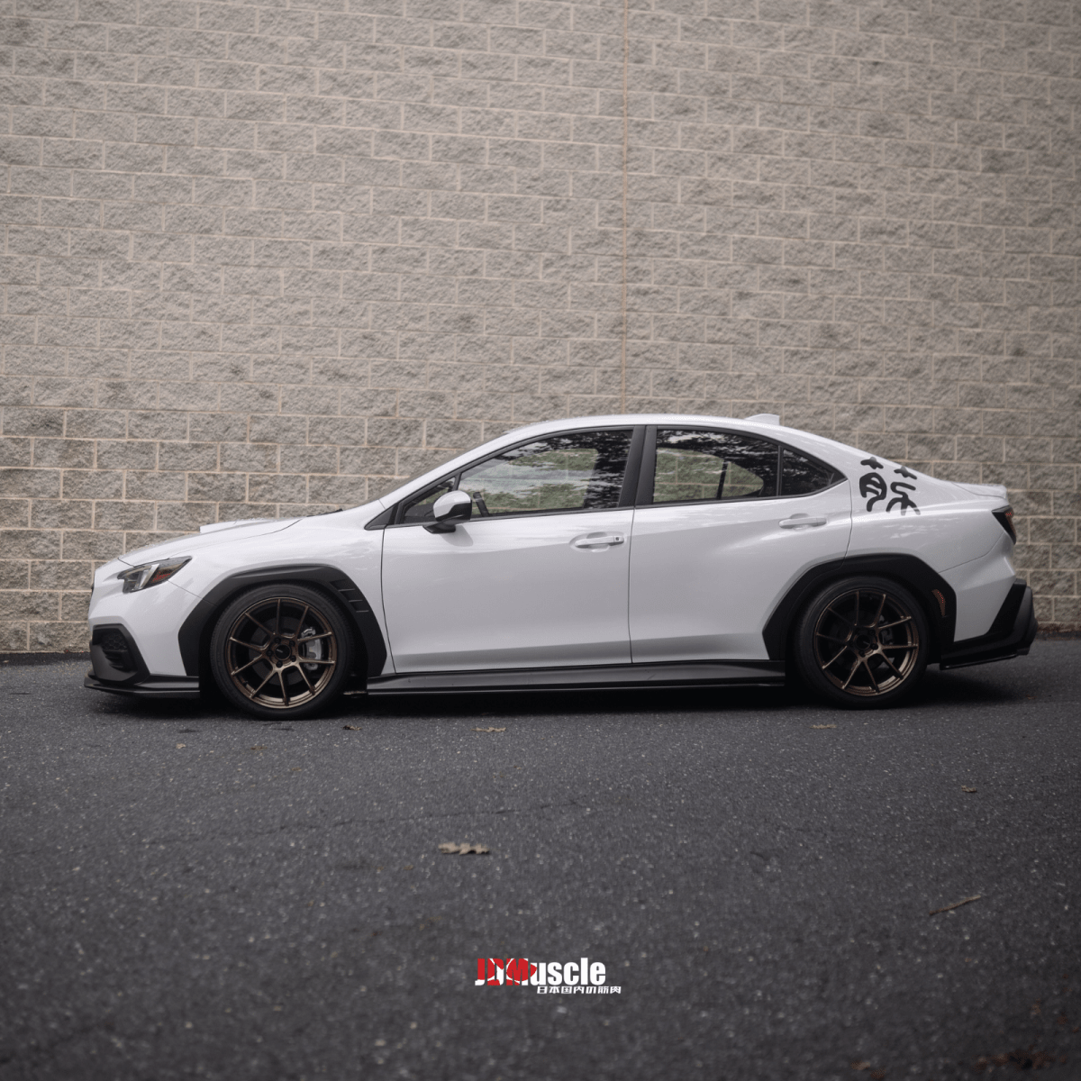JDMuscle [22-26 WRX] Tanso Carbon Fiber Side Skirts - OE+ Style