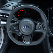 JDMuscle [22-26 WRX] Tanso Carbon Fiber Steering Wheel Trim Covers / Replacements