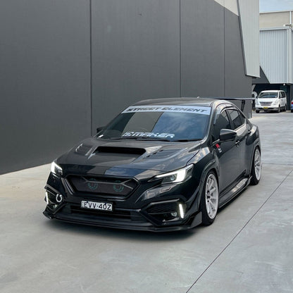 JDMuscle [22-26 WRX] Tanso Carbon Fiber V2 Side Skirts