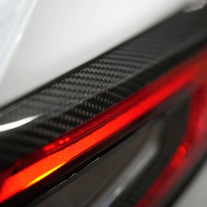 JDMuscle [22-26 WRX] Tanso Pre-preg Carbon Fiber Tail Light Covers