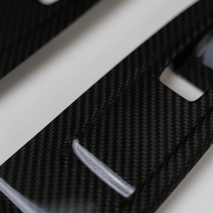 JDMuscle [22-26 WRX] Tanso Pre-preg Carbon Fiber Window Switch Cover with Gloss Finish
