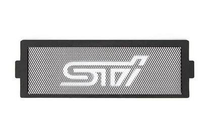 JDMuscle [22-26 WRX] Top Mount Intercooler Mesh Guard with WRX/STI Logo-Red/White
