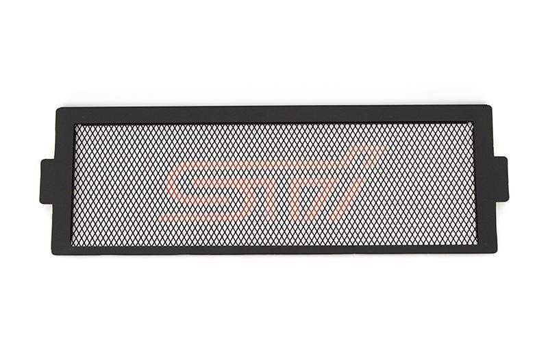 JDMuscle [22-26 WRX] Top Mount Intercooler Mesh Guard with WRX/STI Logo-Red/White