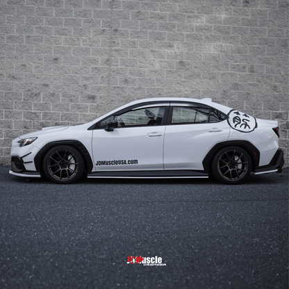 JDMuscle [22-26 WRX] V1 Rain Guards / Window Visors-Paint Matched