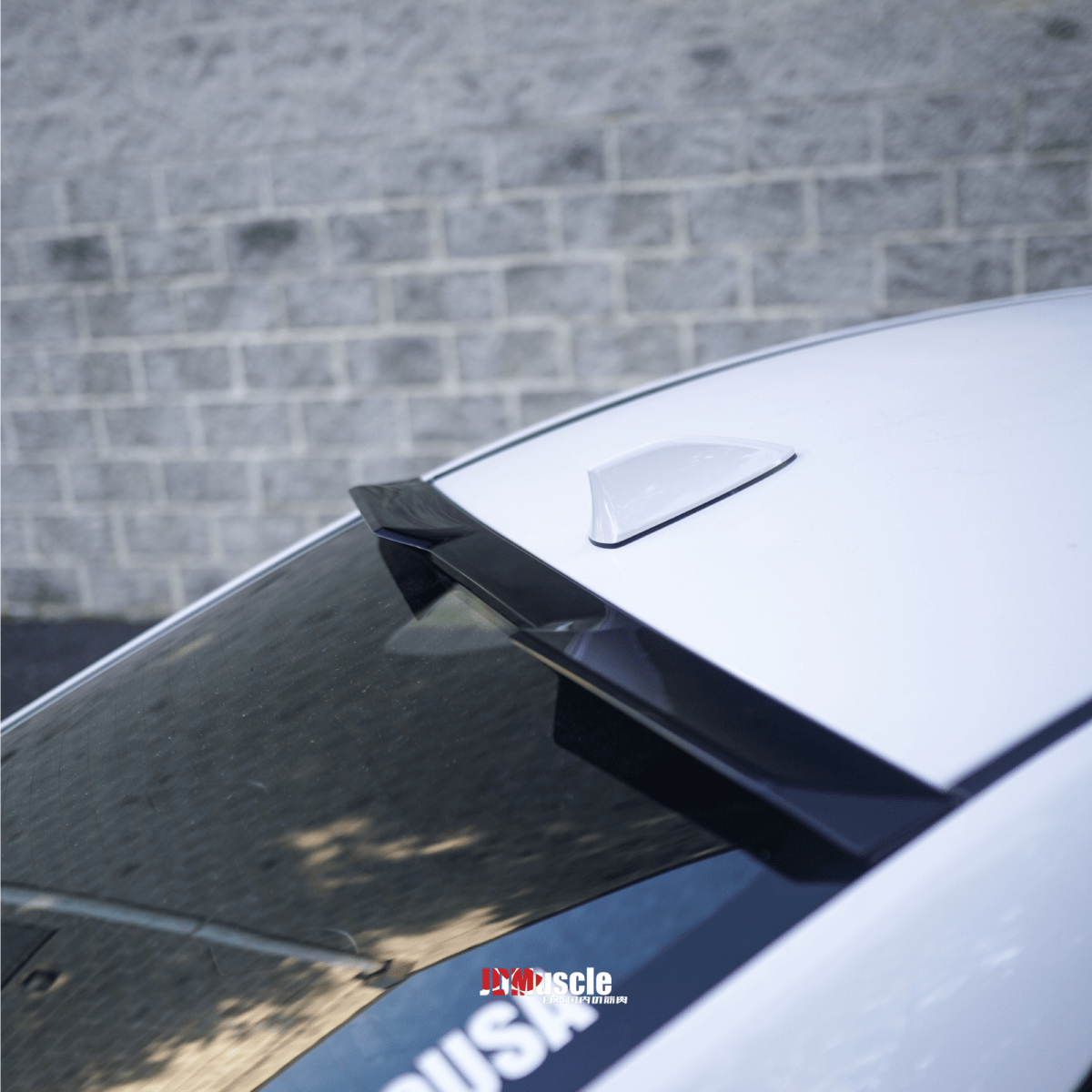 JDMuscle [22-26 WRX] V1 Roof Spoiler-Paint Matched/Gloss Black