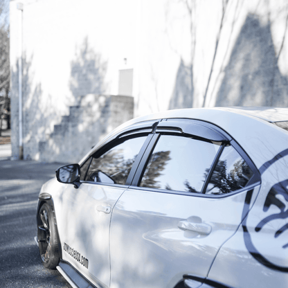 JDMuscle [22-26 WRX] V3 Rain Guards / Window Visors