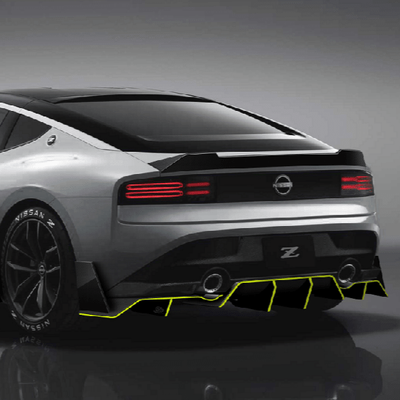 JDMuscle [23-25 Nissan Z] Carbon Fiber Duck Bill V1