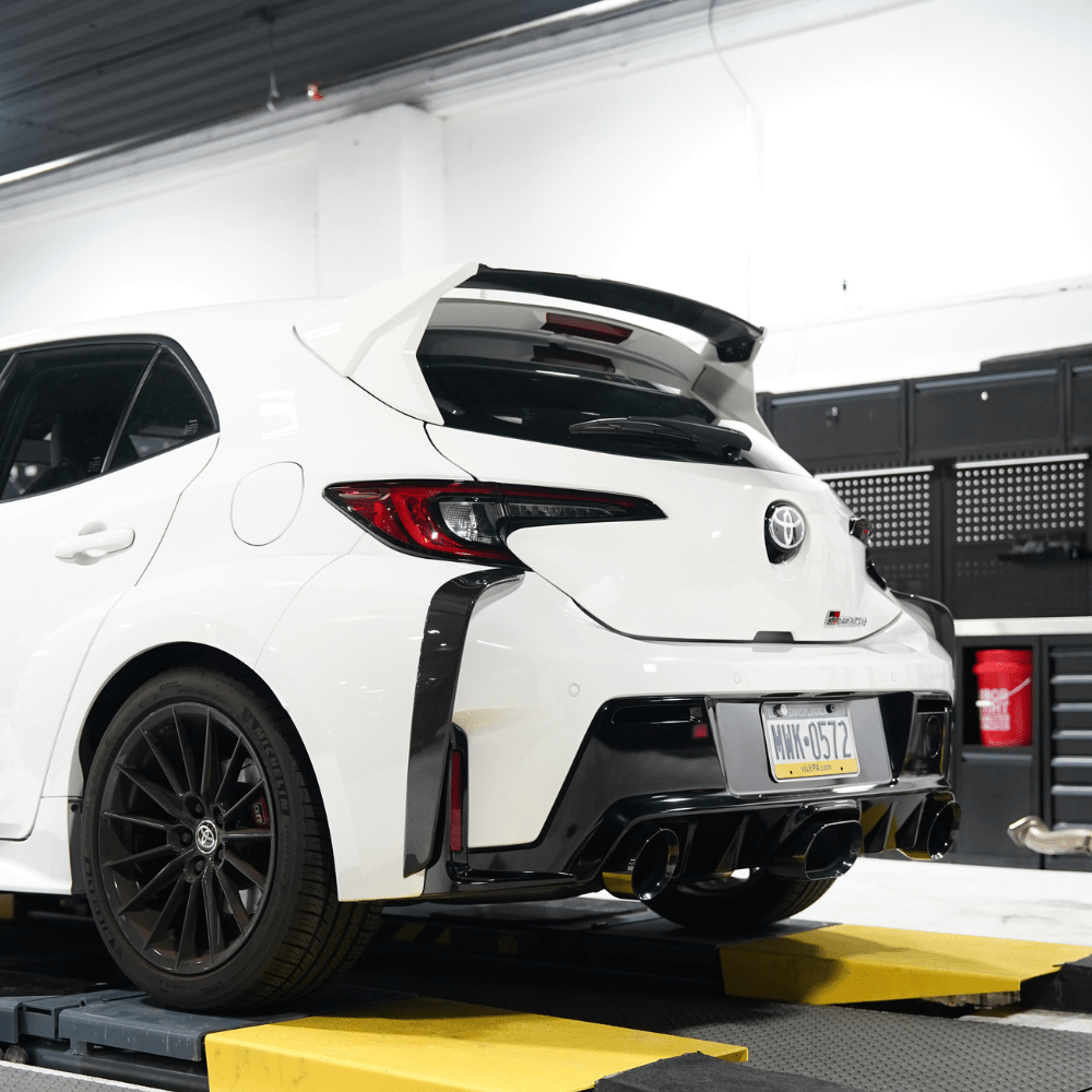 JDMuscle [23-26 GR Corolla] Carbon Fiber Rear Bumper Canards/Garnishes