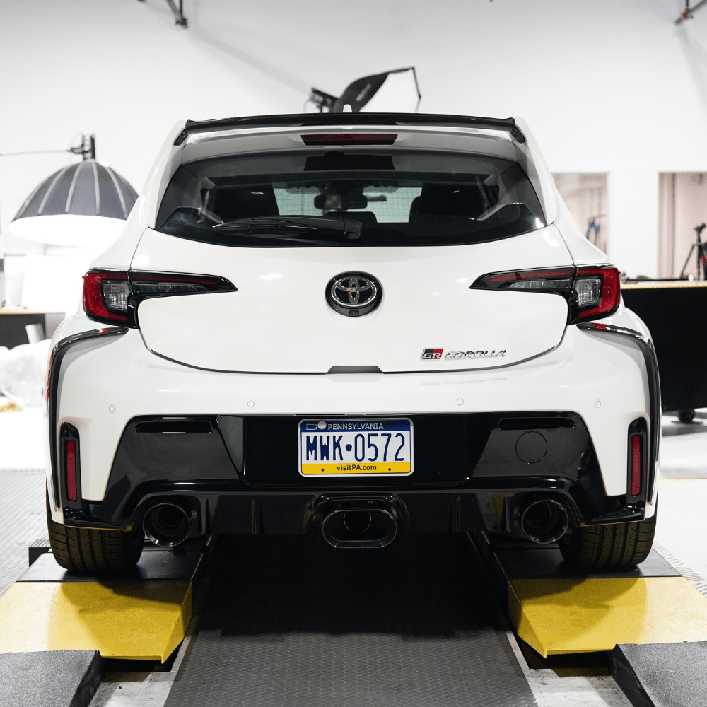 JDMuscle [23-26 GR Corolla] Carbon Fiber Rear Bumper Canards/Garnishes